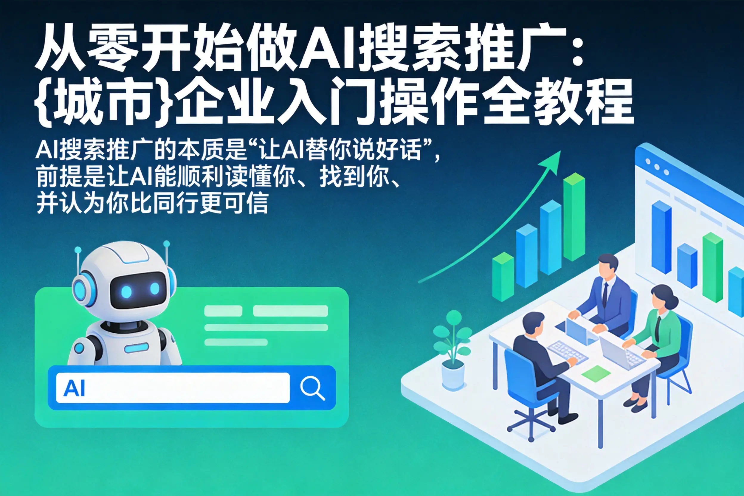 从零开始做AI搜索推广：佛坪企业入门操作全教程