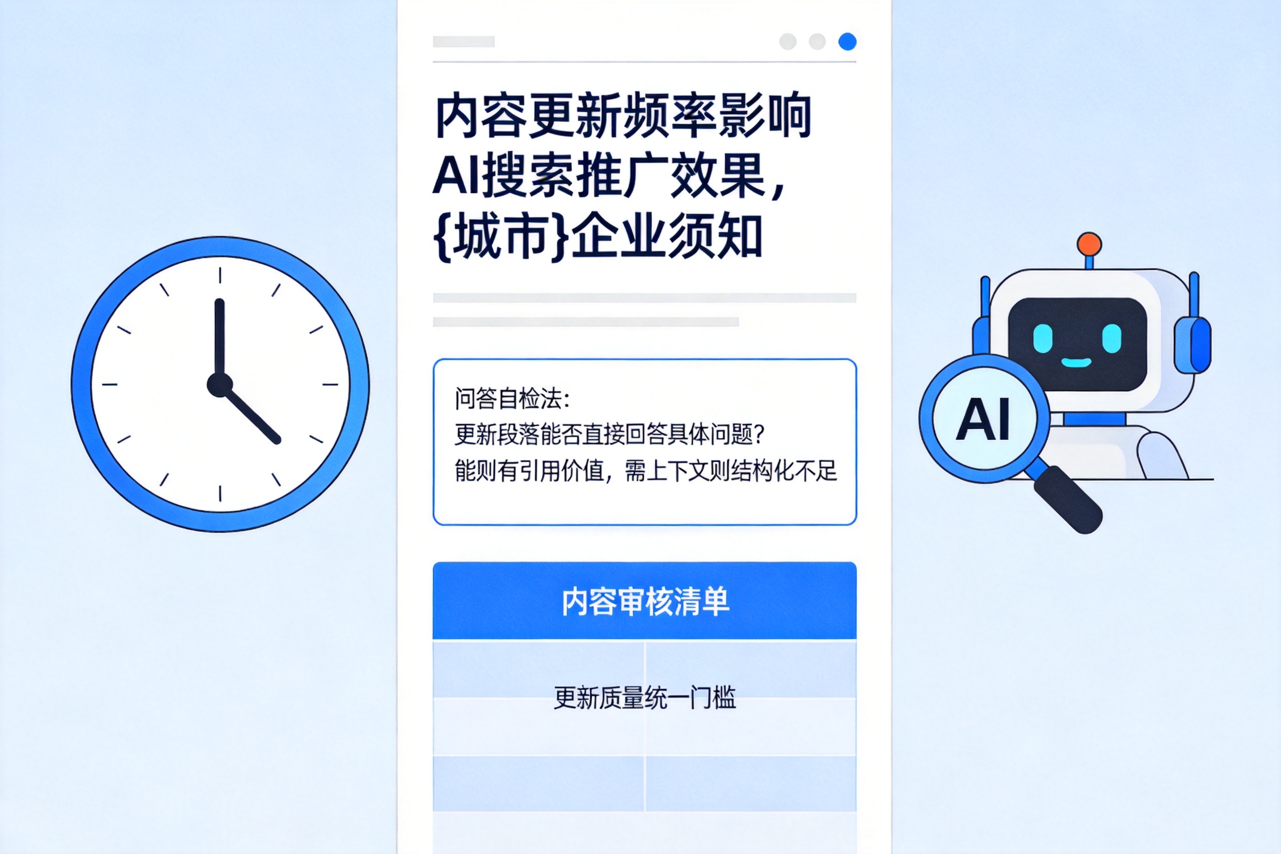 内容更新频率影响AI搜索推广效果，佛坪企业须知